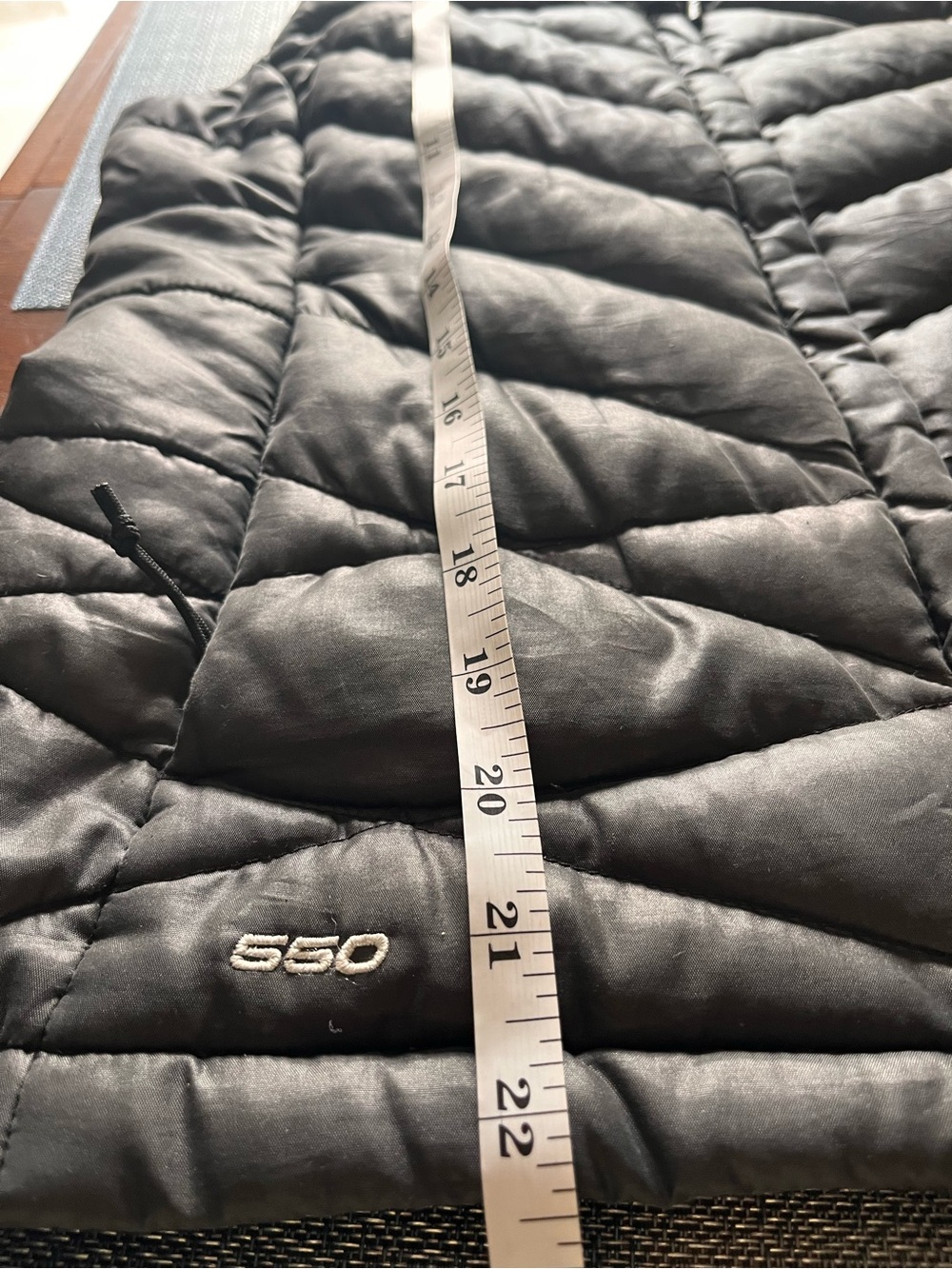The North Face Black 550 Down Fill Zip Vest XS - Picture 8 of 12